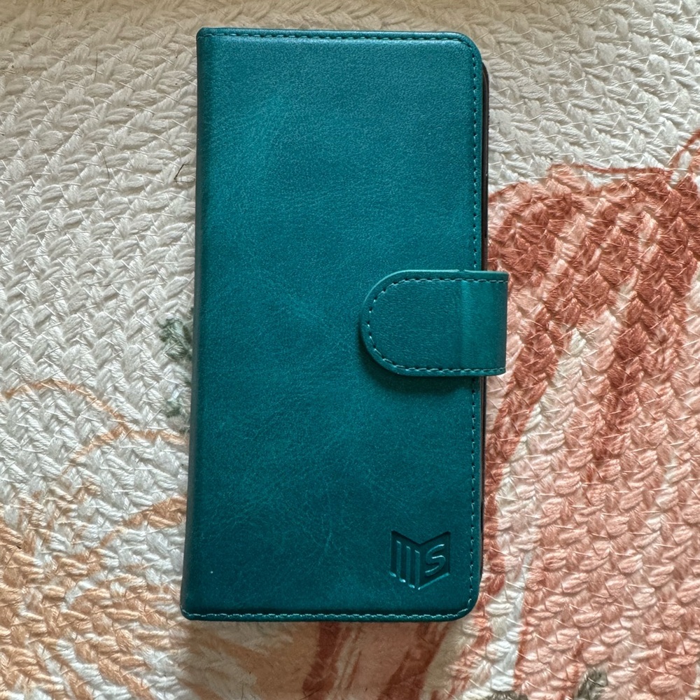 Teal Wallet Phone Case